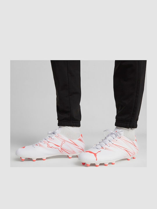 PUMA Attacanto Football Shoes with Cleats White