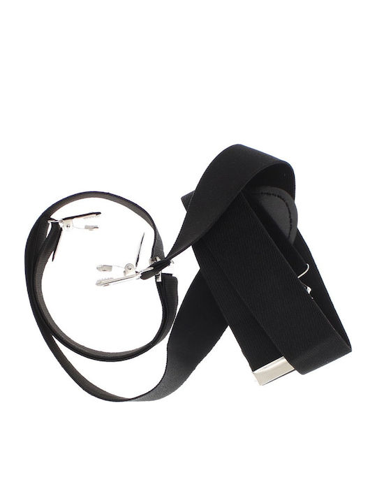 Breteli Unisex Adulți Negru Cu Cleme Metalice 35 Mm Bunem