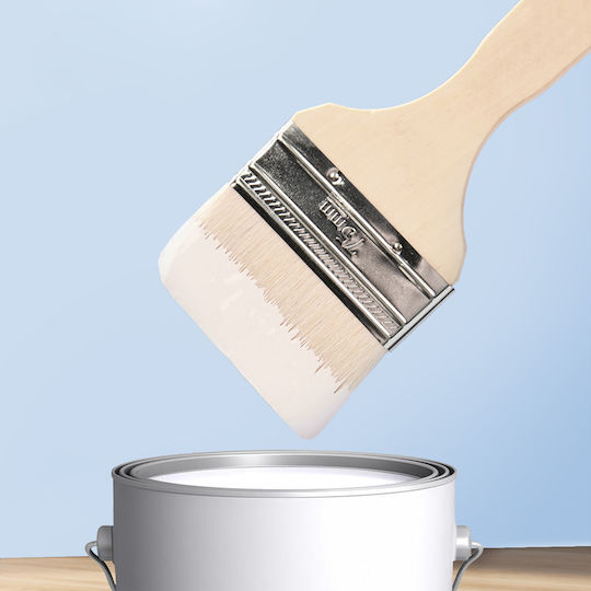 Deli Paint Brush Straight 100mm 3pcs