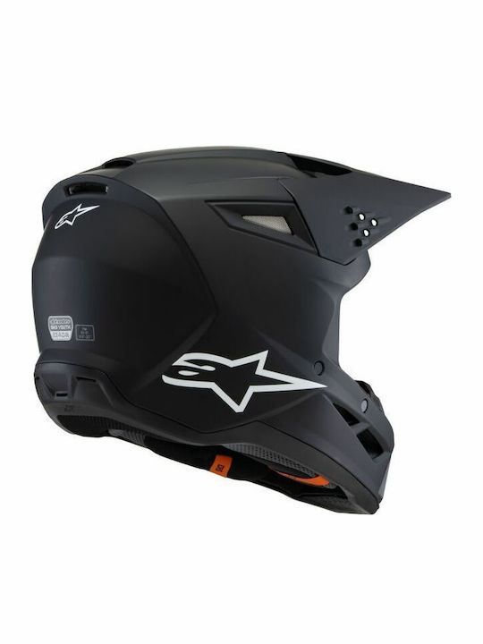 Alpinestars SM3 Черна Детска Каска За Мотор Мотокрос DOT / ECE 22.06 1060гр
