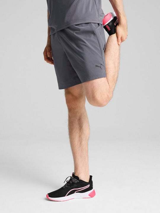 Tad Essentials 7 Men's Athletic Shorts Gray