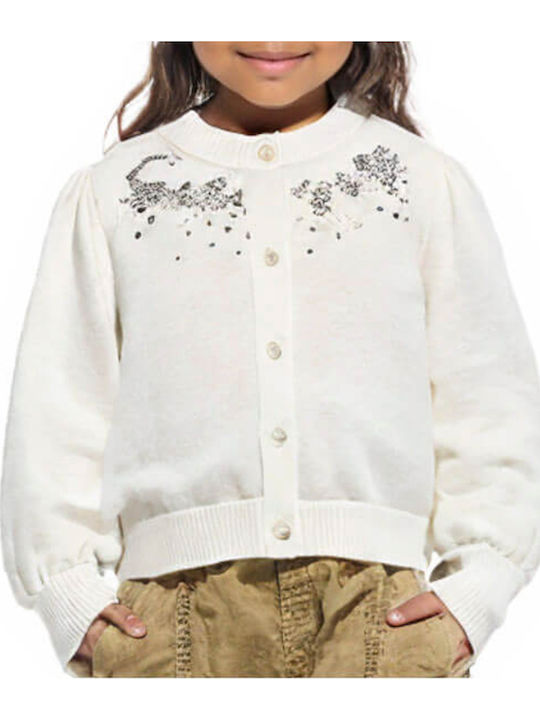 Cardigan pentru copii Tricotat Pure White