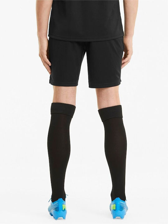 PUMA Teamliga Αθλητική Ανδρική Βερμούδα Μαύρη