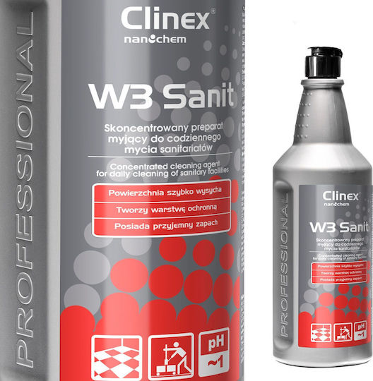 Clinex W3 Υγρό Καθαριστικό Μπάνιου 1lt