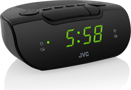 Jvc Επιτραπέζιο Ρολόι Ra-e111b Black Ra-e111b