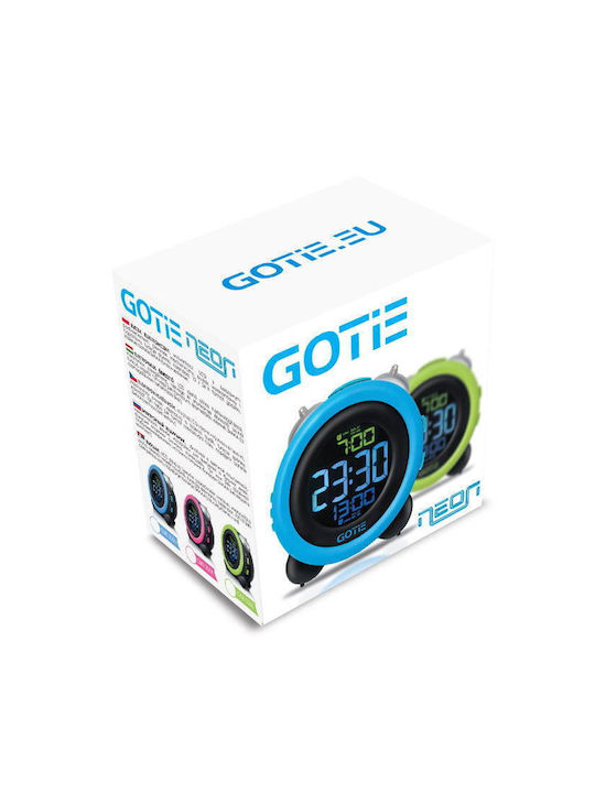 Gotie Επιτραπέζιο Ψηφιακό Ρολόι με Ξυπνητήρι Silver GBE-300S