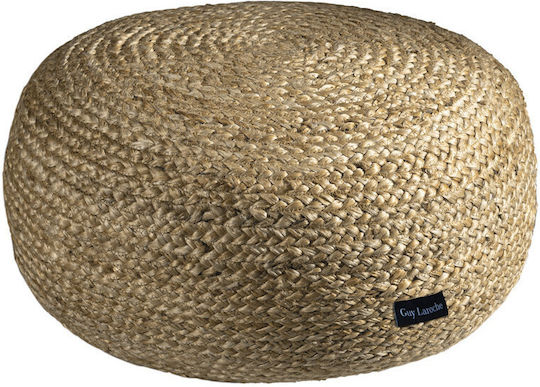 Fotolii Puf Scaun Impermeabil Ottoman Bej 50x50x25cm