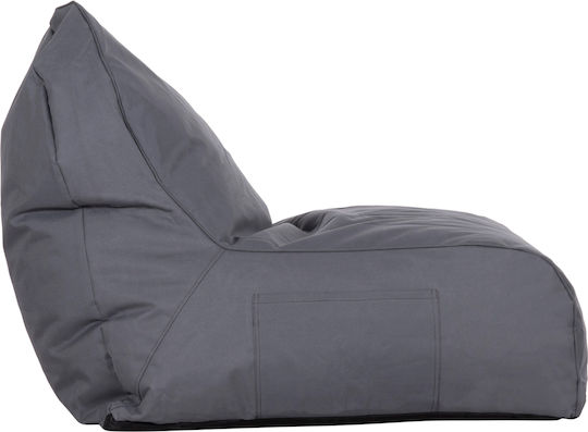 Waterproof Bean Bag Chair Poof Cloud Gray 81x78x73cm