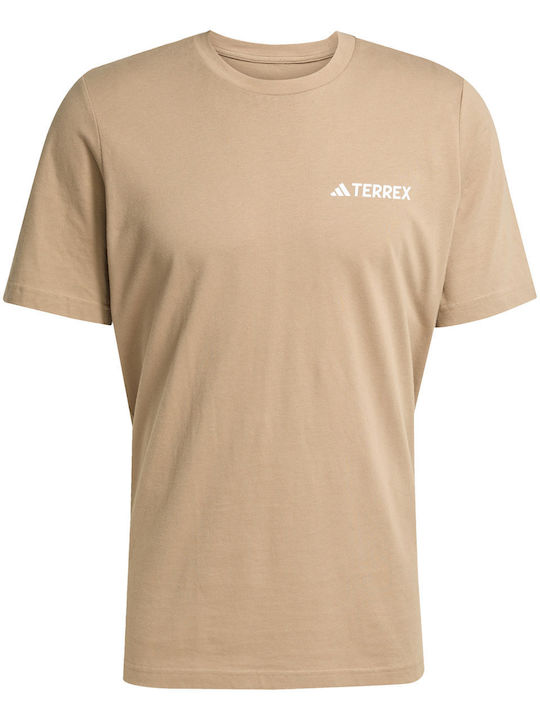 adidas Mountain T-shirt Μπεζ