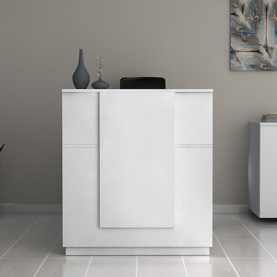 Megapap Gemini Büroempfang mit Abmessungen L100xB70xH110cm