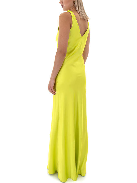 C. Manolo Satin Abendkleid Grünes C. Manolo Satin Abendkleid Grünes
