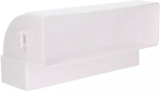 Awenta Γωνία Σύνδεσης Καπνοδόχου Inox 204mm Ασημί