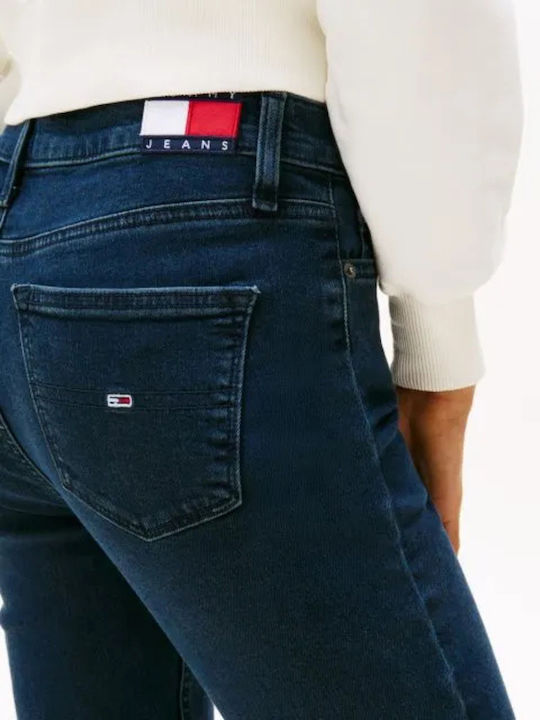Nora Γυναικείο Jean Παντελόνι Blue Black