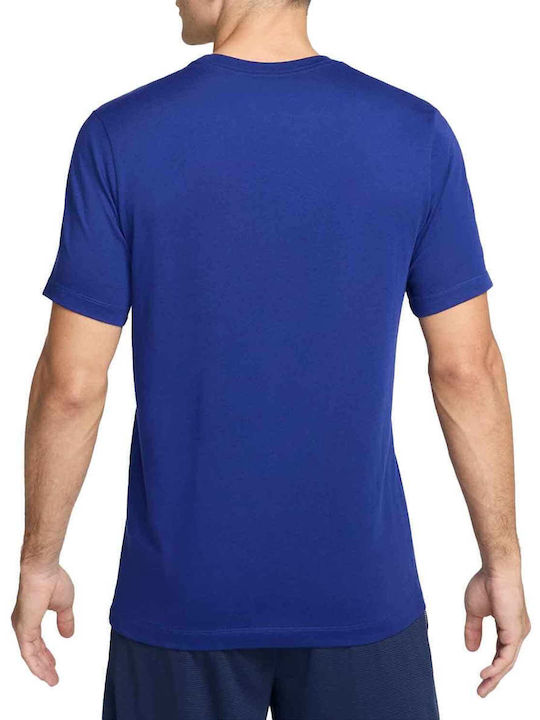 Team Greece Olympics Dri-Fit Athletic T-shirt Blue