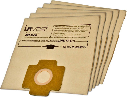 Zelmer Vacuum Cleaner Bags 5pcs Compatible with Vacuum Cleaner Zelmer