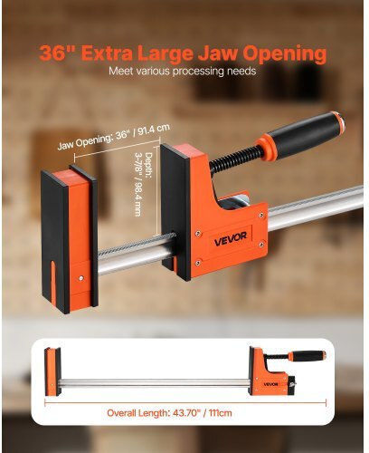 Vevor FJ36INCH2GPX4WDW0001V0 Σετ Σφιγκτήρες Γωνιών με Μέγιστο Άνοιγμα 914mm