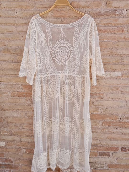 Cardigan de damă Ecru