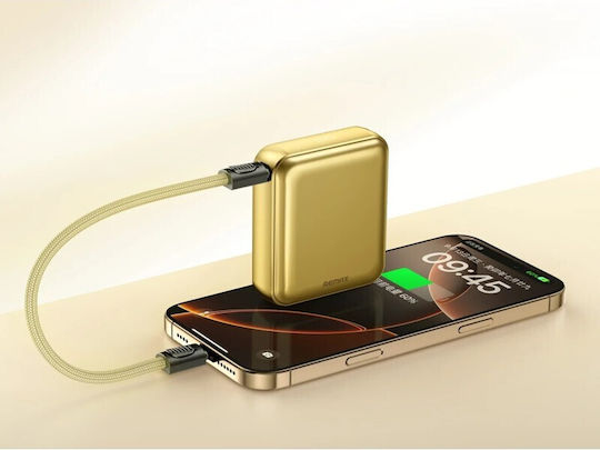 Remax FCP-9 Power Bank 10000mAh 22.5W with USB-C Port Power Delivery Gold