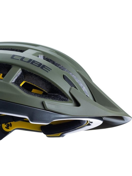 CUBE Offpath Fahrradhelm Berg mit MIPS Schutz Grün