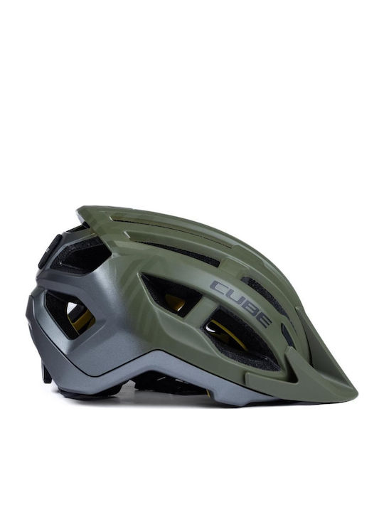 CUBE Offpath Fahrradhelm Berg mit MIPS Schutz Grün