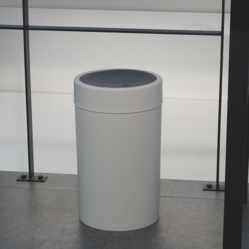 Viomes Waste Bin Waste Plastic White 1pcs