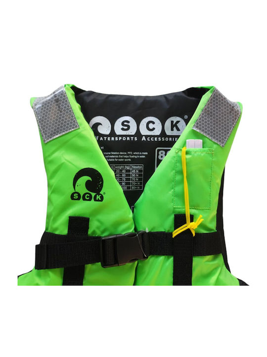 SCK Adults Life Jacket for Water Sports Green