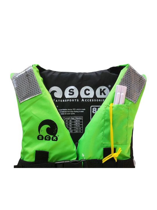 SCK Adults Life Jacket for Water Sports Green