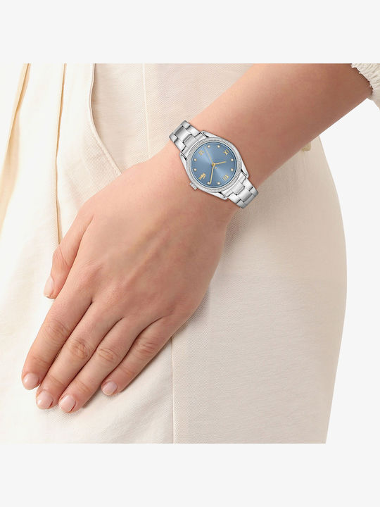 Lacoste Parisienne Women's Watch with Silver Metal Bracelet