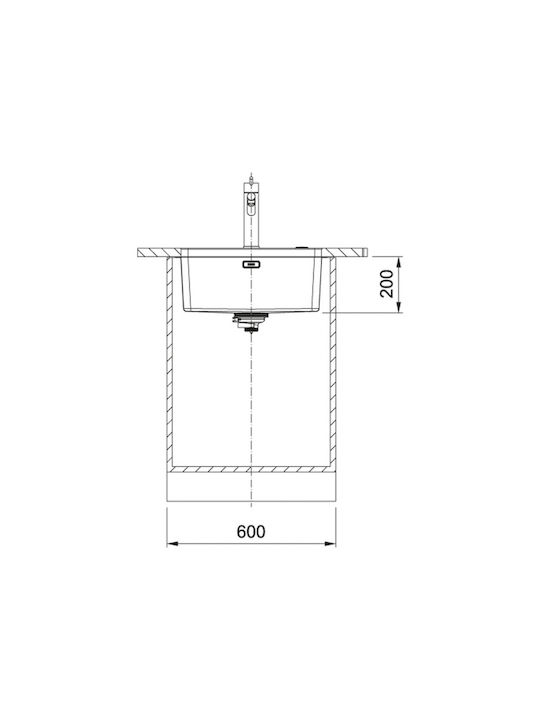 Franke Mythos Myx 110-50 3012500610 Undermount Sink Inox W54xD44cm Silver
