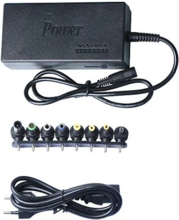 Foxmag24 Încărcător Laptop Universal 12-24 V 7 Conectori Tip 12v 15v 16v 18v 19v 20v 24v Culoare Neagră