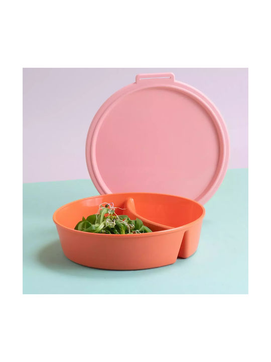 Koziol Cutie pentru Mâncare Plastic Portocaliu Potrivit pentru Cuptor cu Microunde 1100ml 1buc