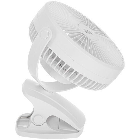 Rechargeable Clip-on Desk Fan 15.5 Cm 360° Rotation Quiet Usb-c