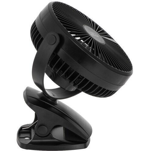 Wiederaufladbarer Clip-On Schreibtischventilator 15,5 cm 360° Rotation Leise USB-C
