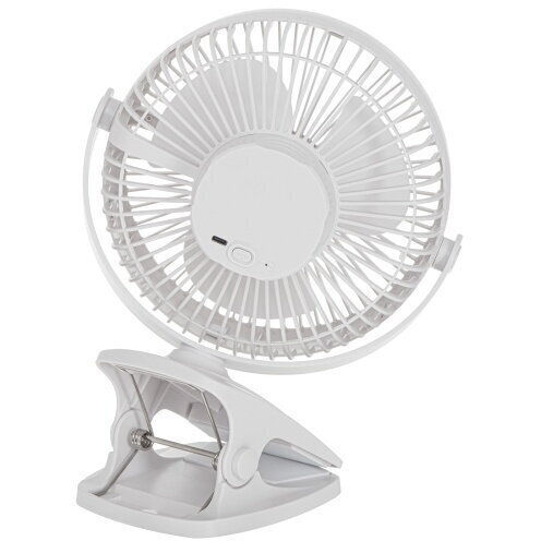 Rechargeable Clip-on Desk Fan 15.5 Cm 360° Rotation Quiet Usb-c