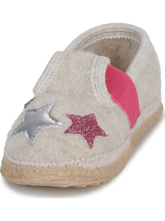 Kinderhausschuhe Beige