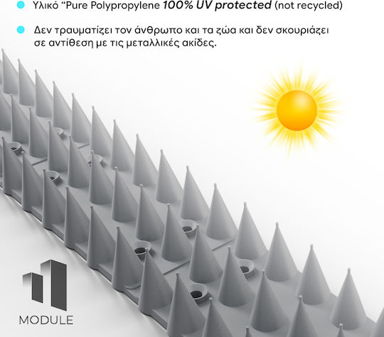 Repellent Spikes Birds / Cats / Rodents 0.45x0.05m