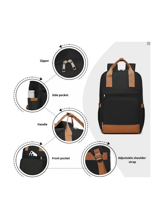 Miss Lulu Backpack Μαύρο
