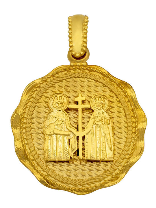 Savvas Design Charm Φυλαχτό από Χρυσό 14Κ