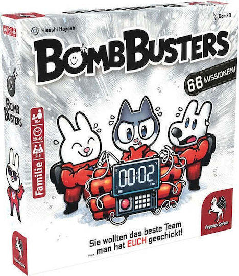 Board Game Bomb Busters for 2-5 Players 10+ Years Old (GER) Pegasus Spiele