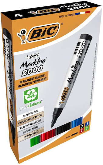 BIC 2000 Ανεξίτηλος Μαρκαδόρος Πολύχρωμος
