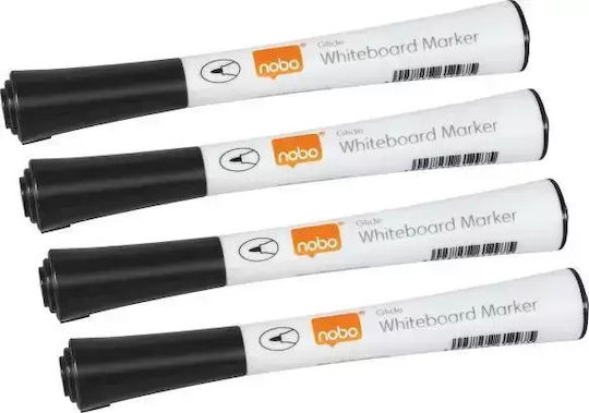 Nobo Marker Black 4Stück