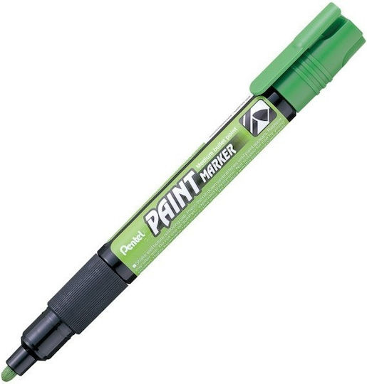 Pentel Paint Ανεξίτηλος Μαρκαδόρος Πράσινος 3mm