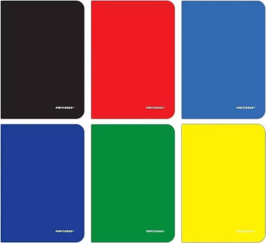 Narcissus Brand Set 6 Notebooks 80 Sheets A5 Square