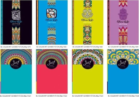 Fresh Notebook 120 Sheets B6 (Μiscellaneous Designs/Colors)