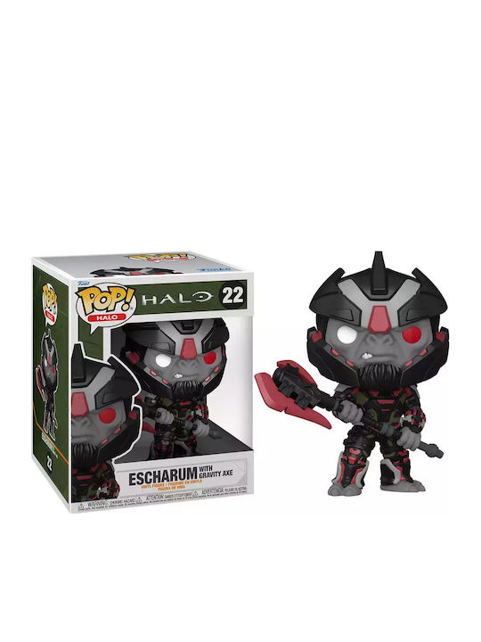 Funko Поп! Игри: Halo - Escharum with Gravity Axe Супер голяма фигура 22 Супер голям размер 10"​ (25см)