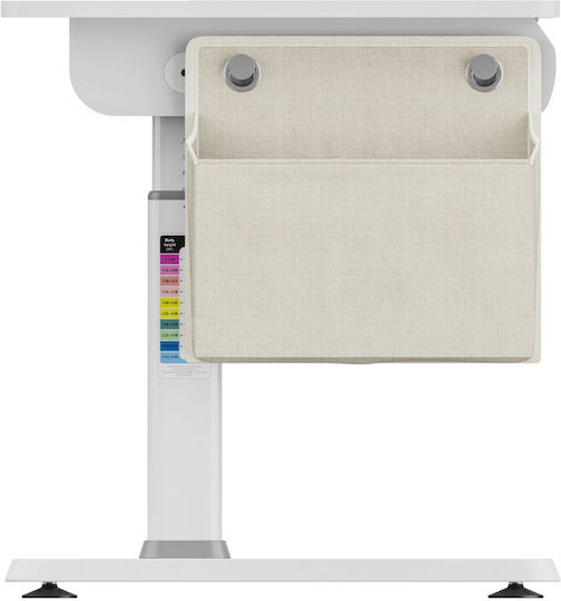 Genius Birou Pentru Copii Din Melamină Gri 120x60x54-76cm
