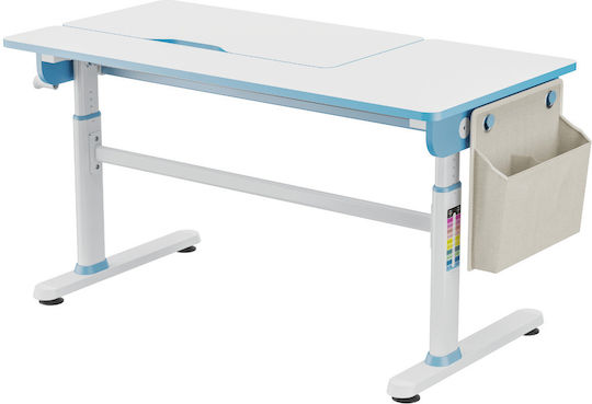 Genius Birou Pentru Copii Din Melamină Gri 120x60x54-76cm