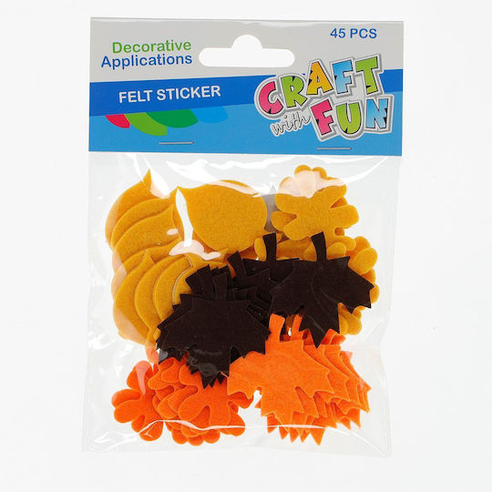 Craft with Fun Element decorativ pentru proiecte DIY 45buc