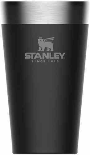 Stanley Adventure Stacking Vacuum Pint Ποτήρι Θερμός Ανοξείδωτο BPA Free 470ml Μαύρο