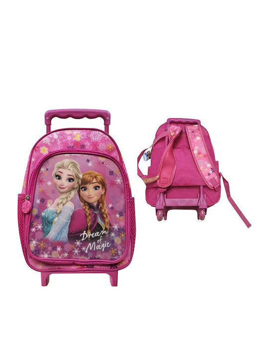 Διακάκης Frozen Σχολική Τσάντα Τρόλεϊ Δημοτικού Γαλάζια